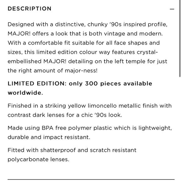 Le Specs Unisex Major Exclusive Yellow Limoncello Sunglasses main image 5